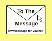 Envelope with Text To the Message and Link to the Language Overview Translations